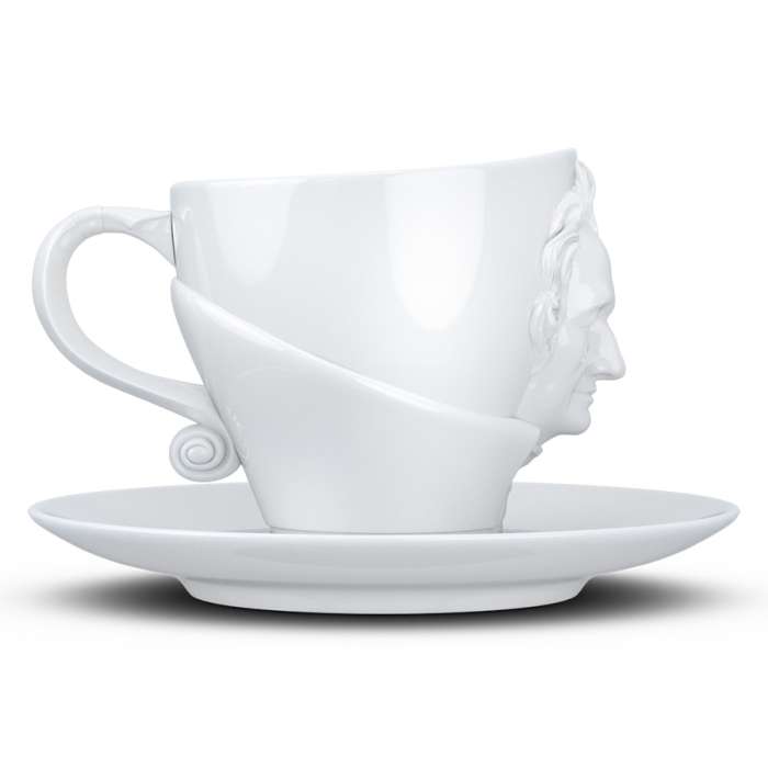 Чайная пара Talent Goethe, 260 мл, белая TASSEN T80.11.01