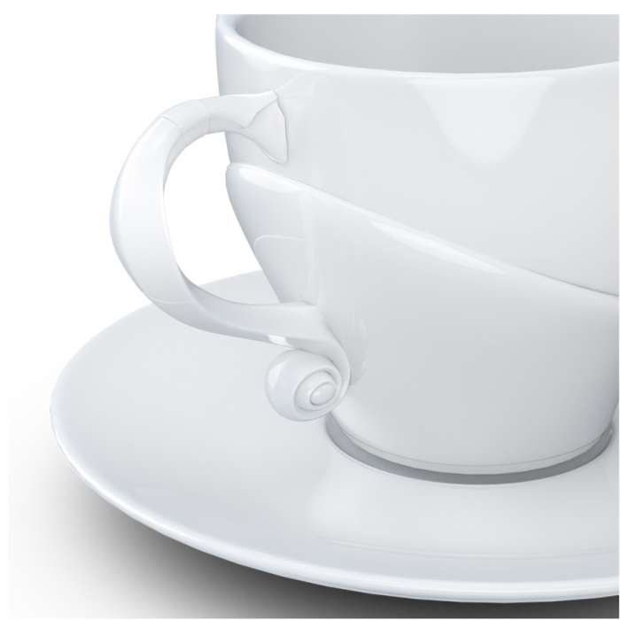 Чайная пара Talent Goethe, 260 мл, белая TASSEN T80.11.01
