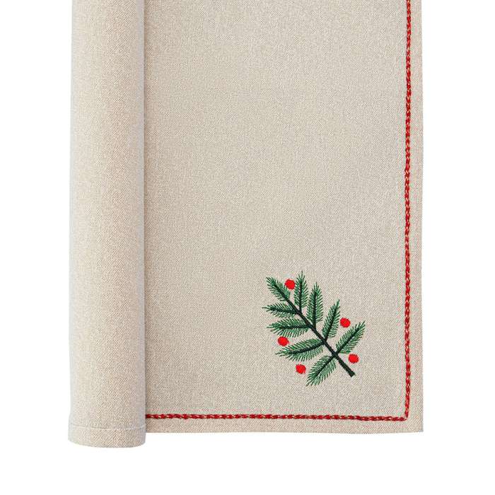 Набор из четырех сервировочных салфеток Зима в лесу из коллекции new year essential, 45x45см Tkano TK26-NA0004