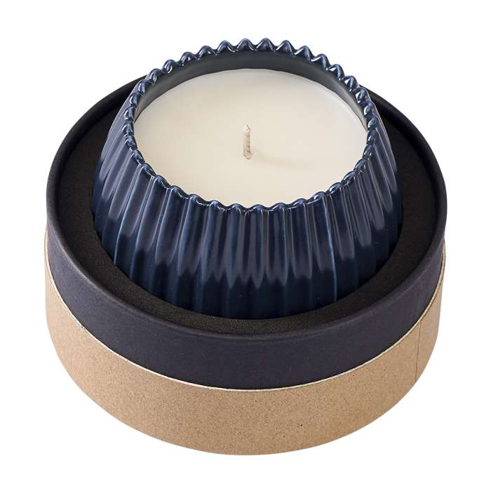 Свеча ароматическая sandalwood, bergamot & citrus из коллекции edge, синий, 30 ч Tkano TK23-ARO0004