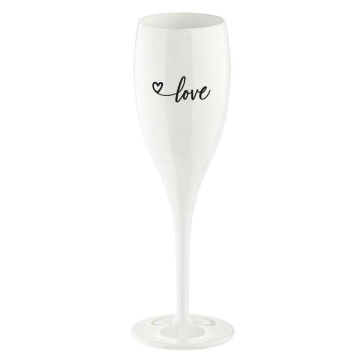 Бокал для шампанского cheers, no 1, love 2.0, superglas, 100 мл, белый 3439525