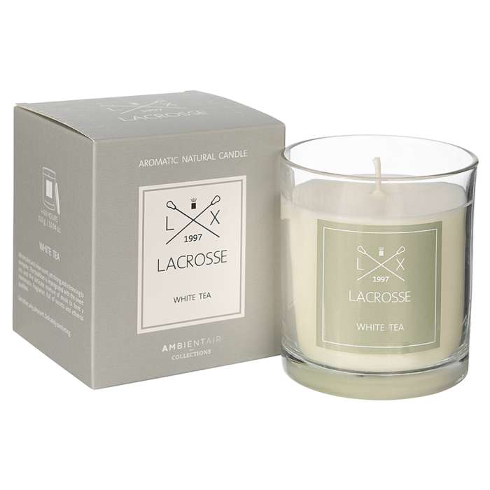 Свеча ароматическая lacrosse, white tea (новая), 60 ч Ambientair VV060THLC_new