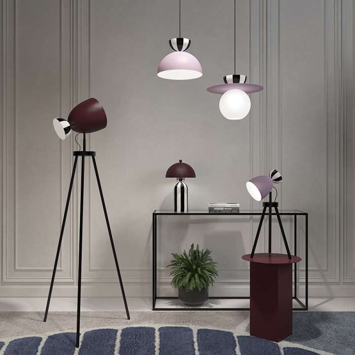 Светильник подвесной anniken, D36х28 см, лиловый Bergenson Bjorn BB0000502