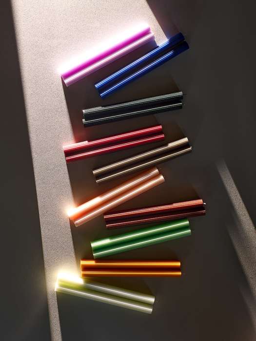 Набор из двух свечей бирюзового цвета из коллекции edge, 24,5 см Tkano TK24-CND0005