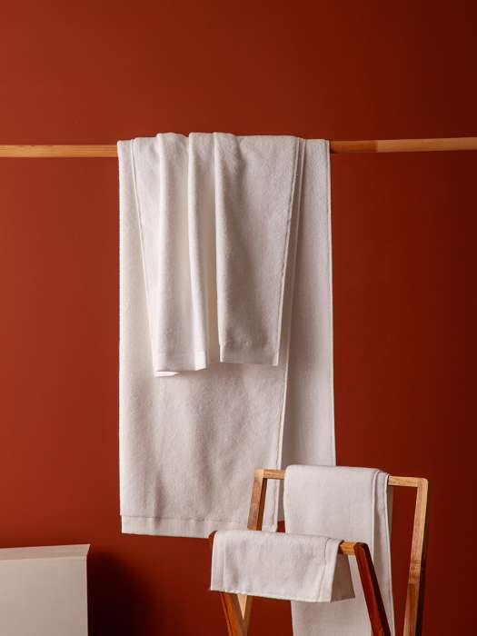 Полотенце для лица белого цвета из коллекции essential, 30х30 см Tkano TK19-FT0005