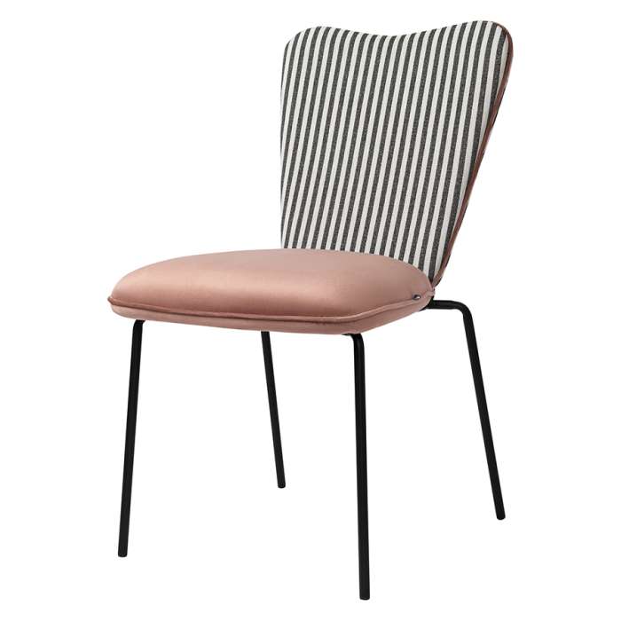 Стул pompadour, велюр, пыльная роза Bergenson Bjorn BB0000825