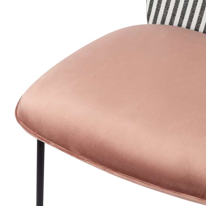 Стул pompadour, велюр, пыльная роза Bergenson Bjorn BB0000825