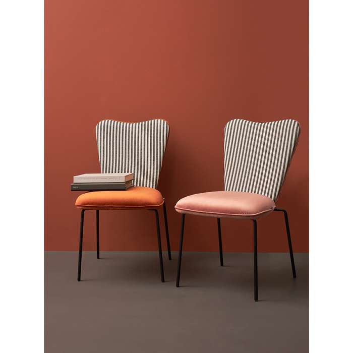 Стул pompadour, велюр, пыльная роза Bergenson Bjorn BB0000825