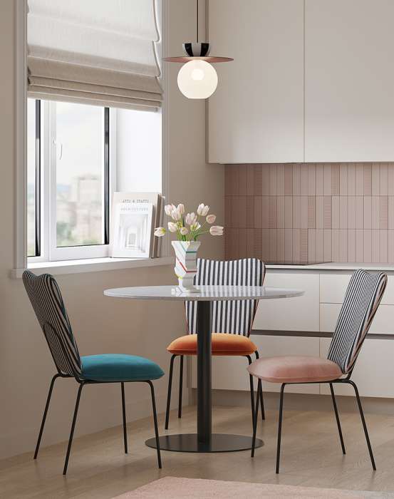 Стул pompadour, велюр, пыльная роза Bergenson Bjorn BB0000825