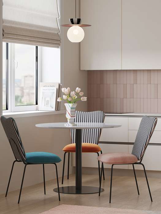 Стул pompadour, велюр, пыльная роза Bergenson Bjorn BB0000825