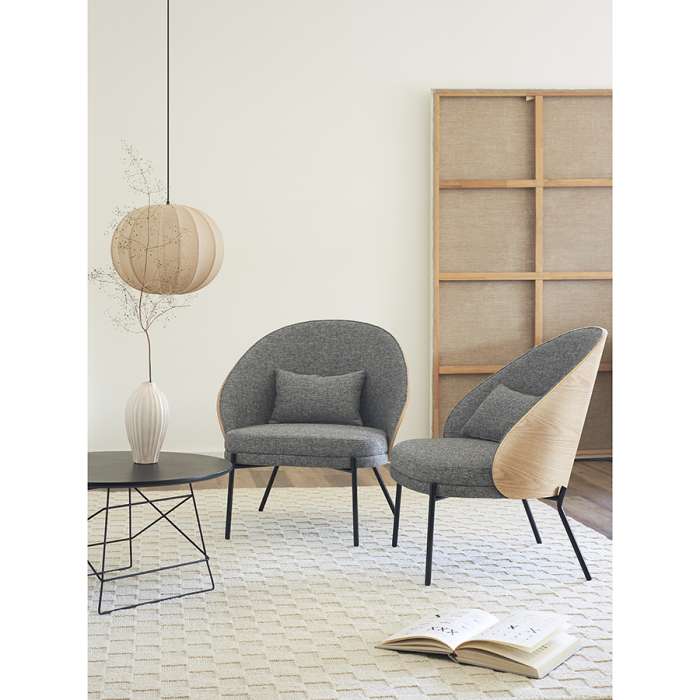 Кресло cloud, рогожка, грифельно-серое Bergenson Bjorn BB0000839