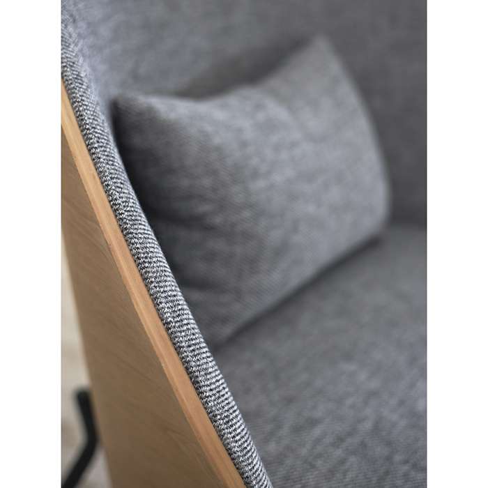 Кресло cloud, рогожка, грифельно-серое Bergenson Bjorn BB0000839