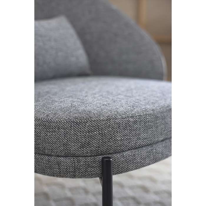 Кресло cloud, рогожка, грифельно-серое Bergenson Bjorn BB0000839