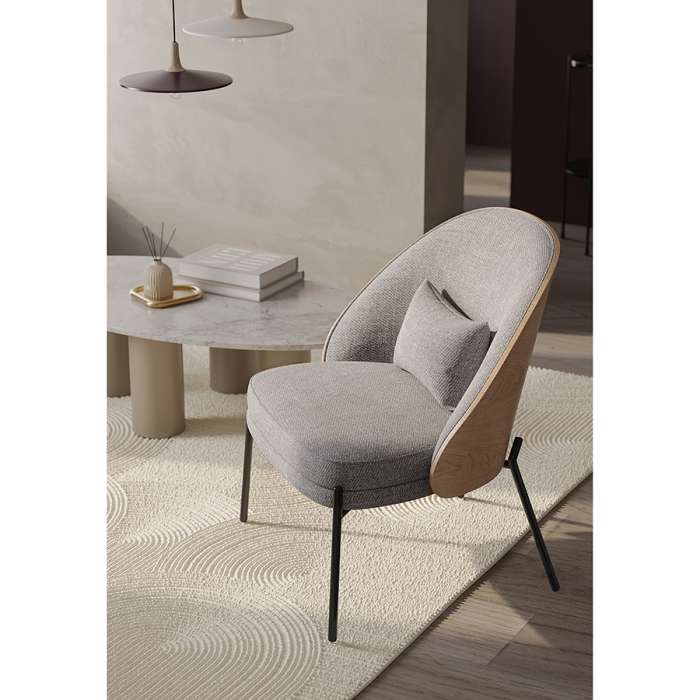 Кресло cloud, рогожка, грифельно-серое Bergenson Bjorn BB0000839