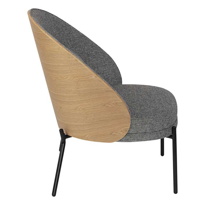 Кресло cloud, рогожка, грифельно-серое Bergenson Bjorn BB0000839