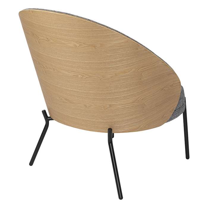 Кресло cloud, рогожка, грифельно-серое Bergenson Bjorn BB0000839