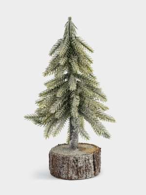 Ель искусственная, 20 см, полиэтилен, серебристая, New year ANNA LAFARG ANLAF-JIN5