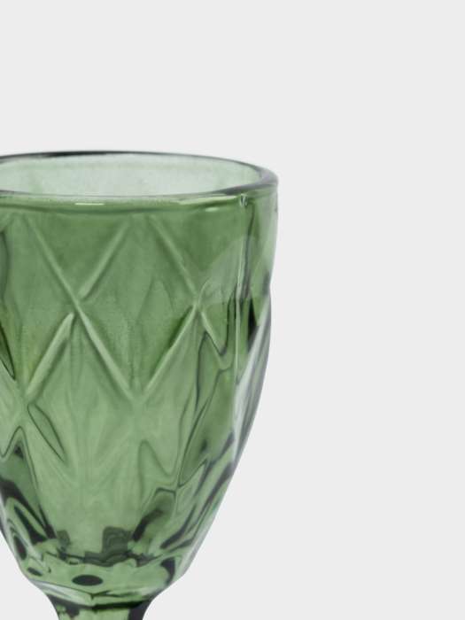 Рюмка, 50 мл, стекло Р, зеленая, Diamond color ANNA LAFARG ANLAF-GCW796