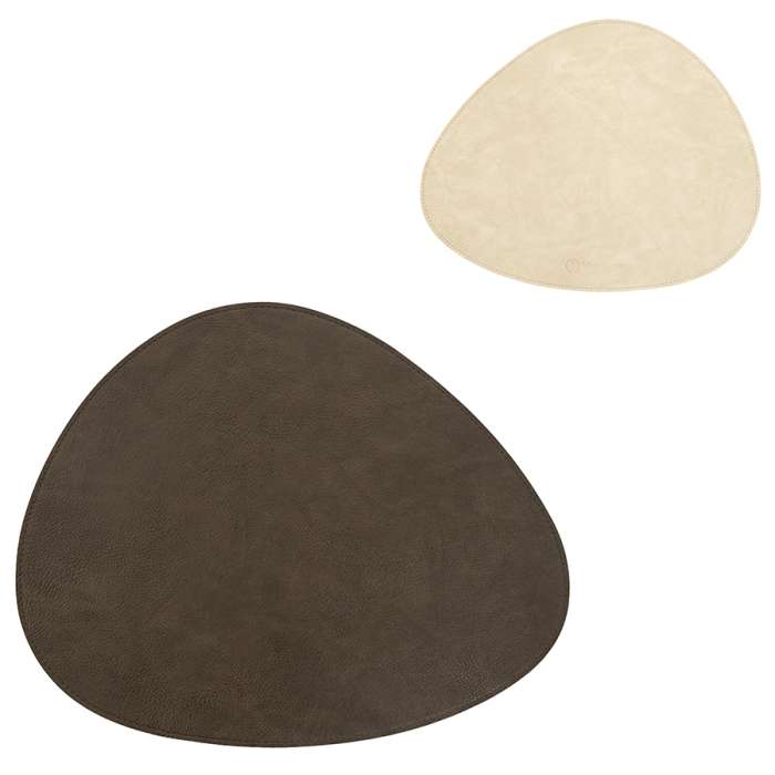 Салфетка сервировочная drop, 33х41 см, темно-коричневая/молочная Liberty Jones LJ0000555