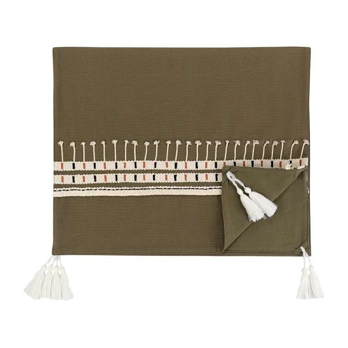Дорожка на стол nomad grid из коллекции ethnic, 45х150 см Tkano TK25-TR0010