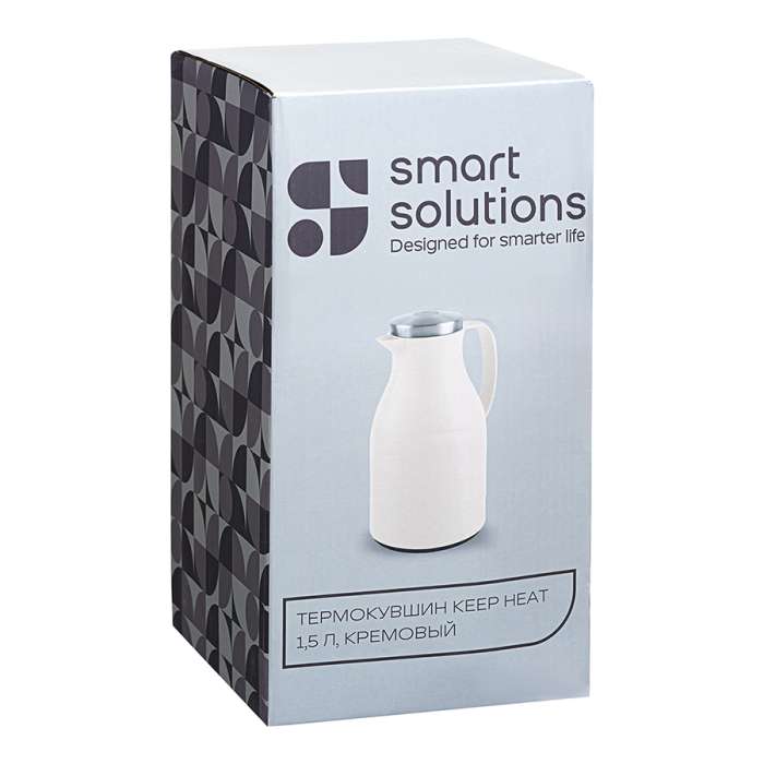 Термокувшин keep heat, 1,5 л, кремовый Smart Solutions SS0000240