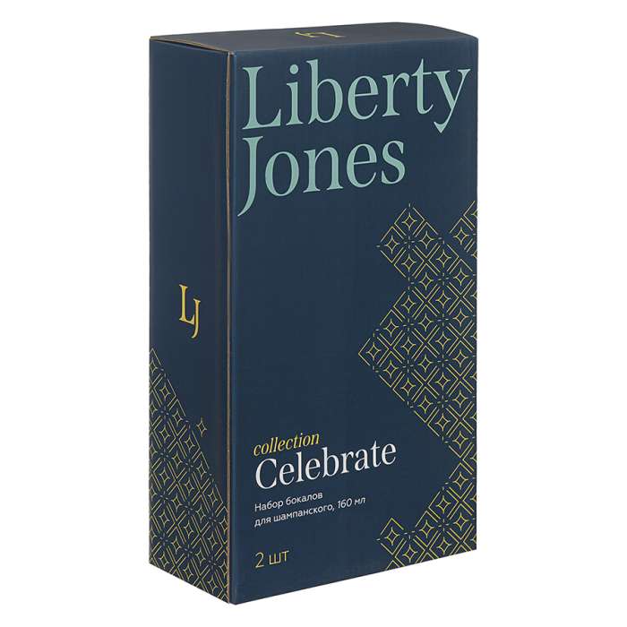 Набор бокалов для шампанского celebrate, 160 мл, 2 шт. Liberty Jones PS_LJ_CB_CPGLS160_2
