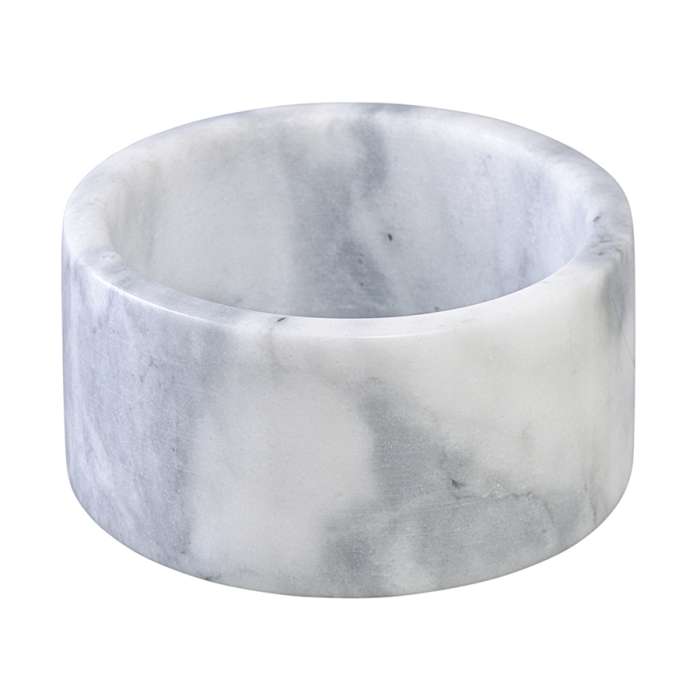 Шкатулка для украшений marm, D10,5 см, белый мрамор Bergenson Bjorn BB000098