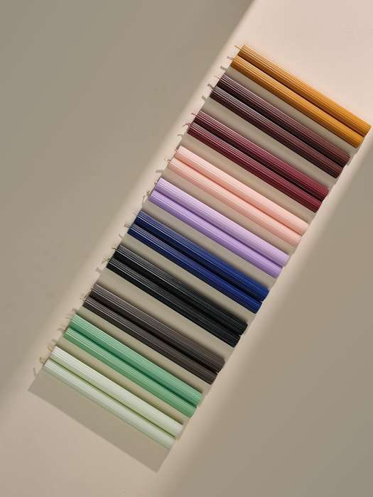 Набор из двух свечей бордового цвета из коллекции edge, 24,5 см Tkano TK24-CND0006