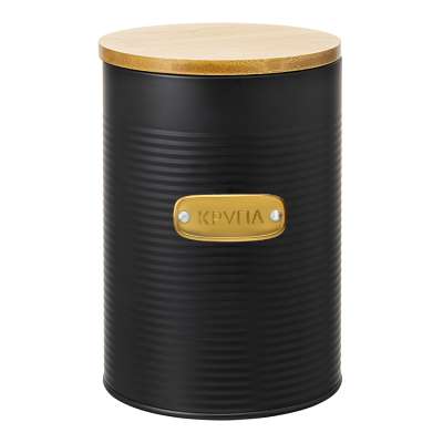 Банка для хранения крупы irmel, 2,5 л, графит Smart Solutions SS0000189