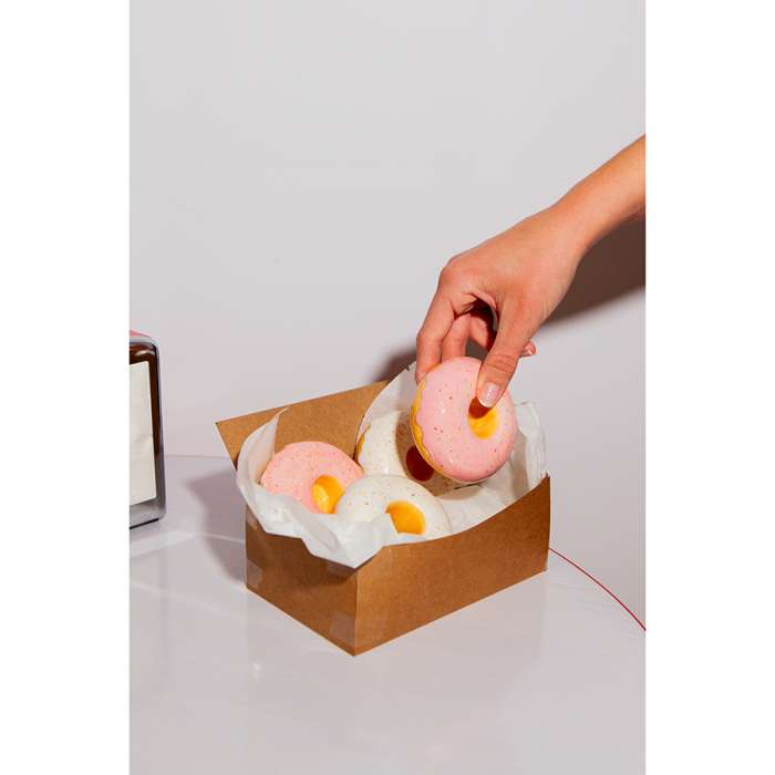 Подсвечник fast food, donut, D7 см, белый DOIY DYCAHFFWH