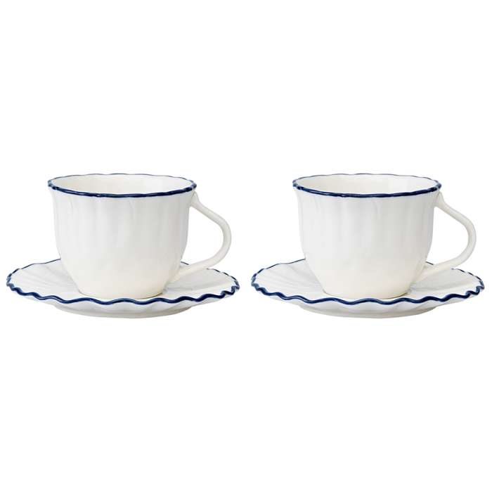 Набор чайных пар santorini, 220 мл, 2 шт. Liberty Jones LJ0000192