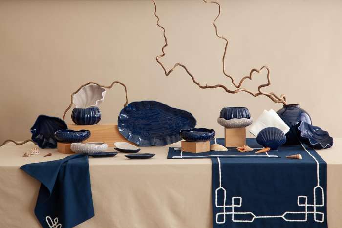 Дорожка на стол navy story из коллекции sea treasures, 45х150 см Tkano TK25-TR0001