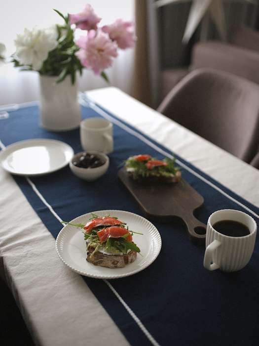 Дорожка на стол navy story из коллекции sea treasures, 45х150 см Tkano TK25-TR0001