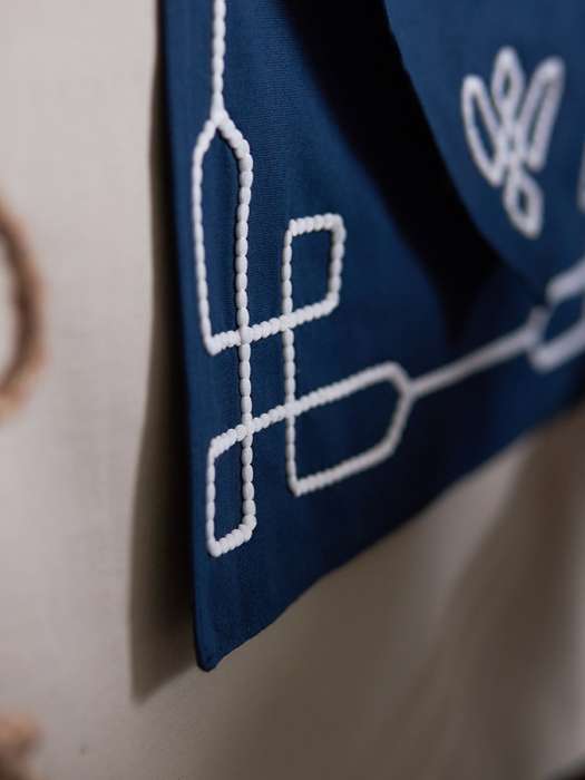 Дорожка на стол navy story из коллекции sea treasures, 45х150 см Tkano TK25-TR0001