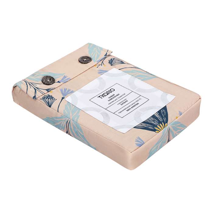 Набор наволочек "Летний цветок" из премиального сатина из коллекции russian north, 70х70 см Tkano TK24-PC0043