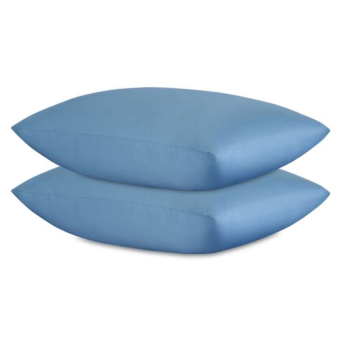 Набор наволочек из премиального сатина джинсово-синего цвета из коллекции essential, 50х70 см Tkano TK25-PC0003