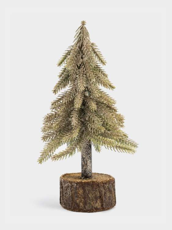 Ель искусственная, 20 см, полиэтилен, шампань, New year ANNA LAFARG ANLAF-JIN4