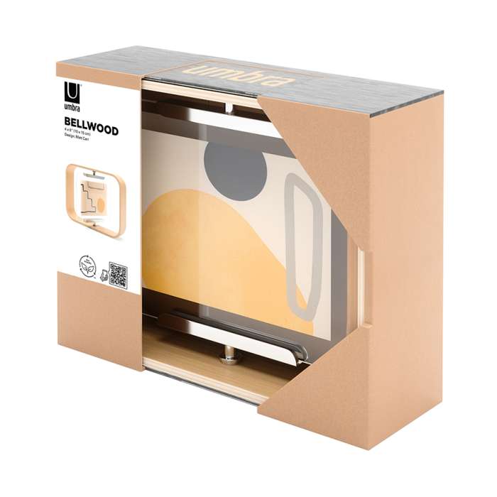 Фоторамка двусторонняя bellwood,16х22 см, натуральное дерево UMBRA 1022813-390