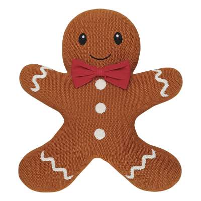 Подушка вязаная classy gingerbread из коллекции new year essential, 38х44 см Tkano TK24-CU0022