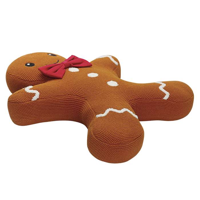 Подушка вязаная classy gingerbread из коллекции new year essential, 38х44 см Tkano TK24-CU0022