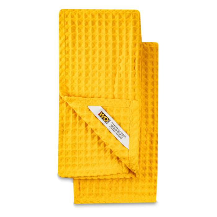 Набор полотенец кухонных VALENCIA 50х70 см, 2 шт, хлопок, желтый, п/к WO HOME WO1083