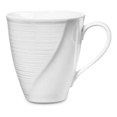Кружка Narumi Воздушный белый 370 мл, фарфор костяной
