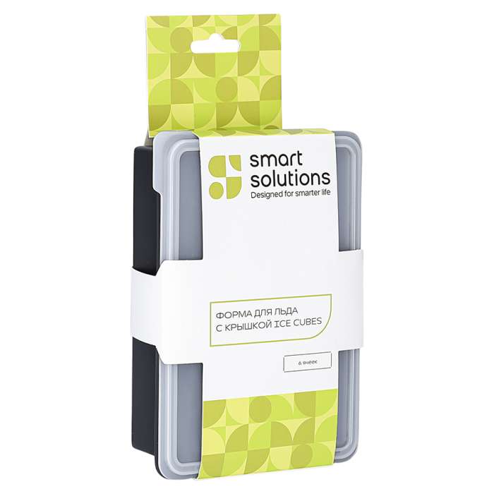 Форма для льда с крышкой ice cubes Smart Solutions SS000086