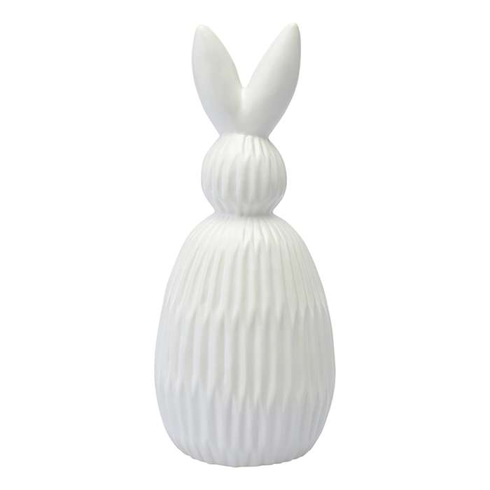 Декор из фарфора белого цвета Trendy Bunny из коллекции Essential, 12,5х12,5x30,5 см TKANO TK24-DEC-RA0003