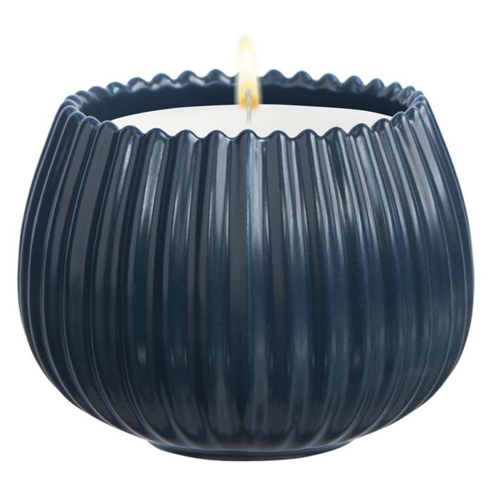 Свеча ароматическая vetiver & black cypress из коллекции edge, синий, 30 ч Tkano TK23-ARO0005