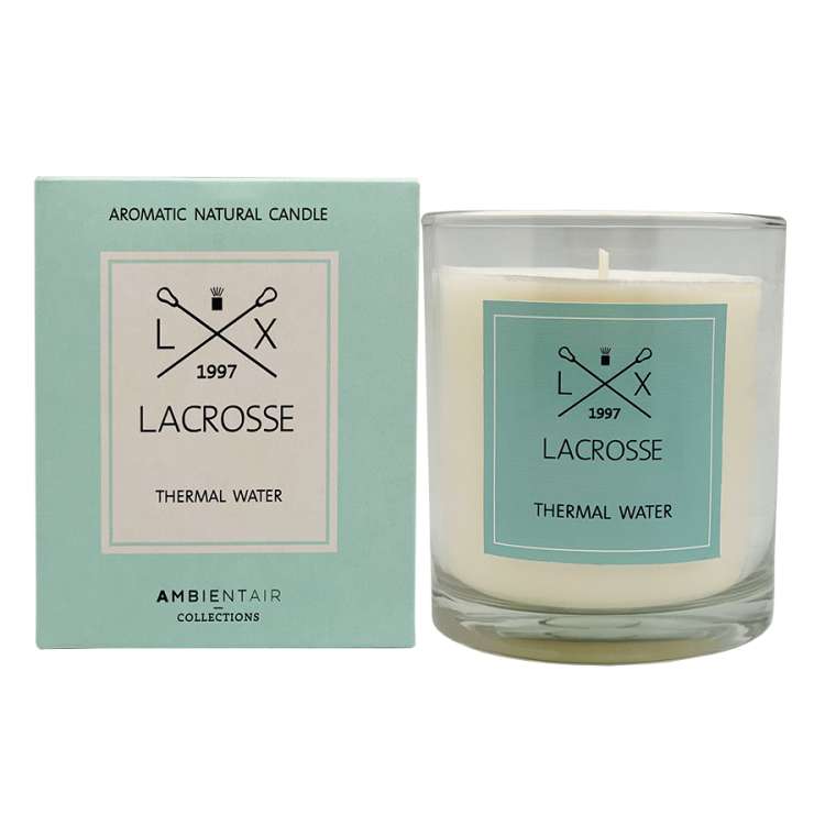 Свеча ароматическая lacrosse, thermal water (новая), 60 ч Ambientair VV060TWLC_new