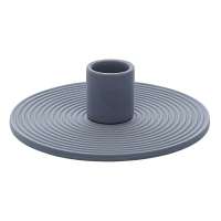 Подсвечник из каменной керамики темно-синего цвета из коллекции essential Tkano TK23-DEC-CNH0001