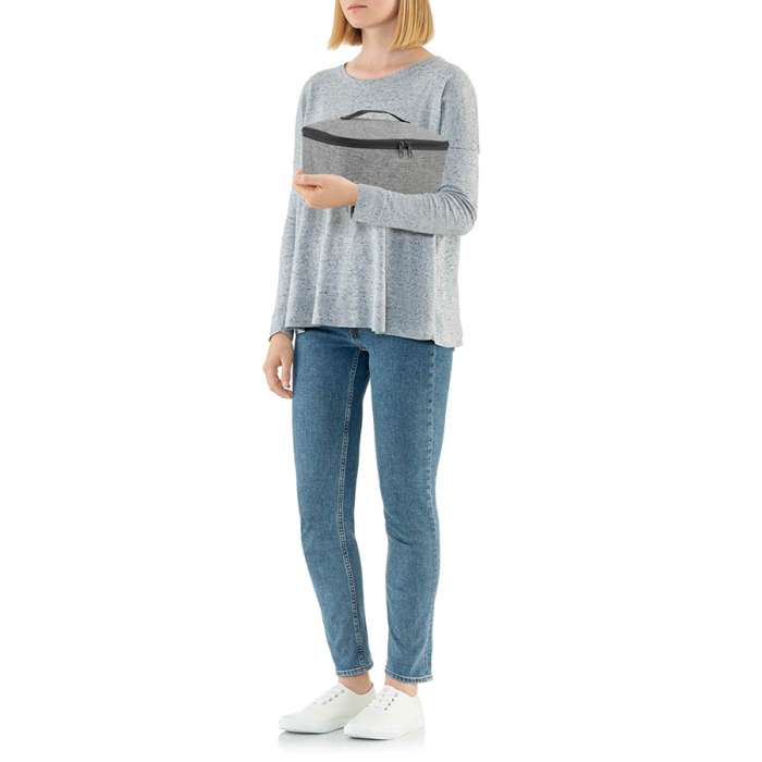 Термосумка Coolerbag M pocket twist silver  REISENTHEL LF7052