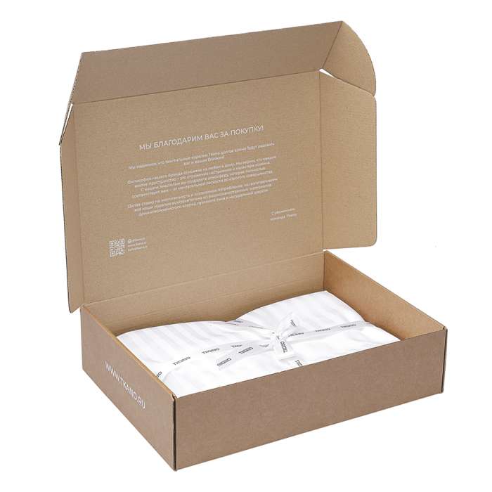 Простыня из страйп-сатина из коллекции essential, 240х270 см Tkano TK24-SH0005