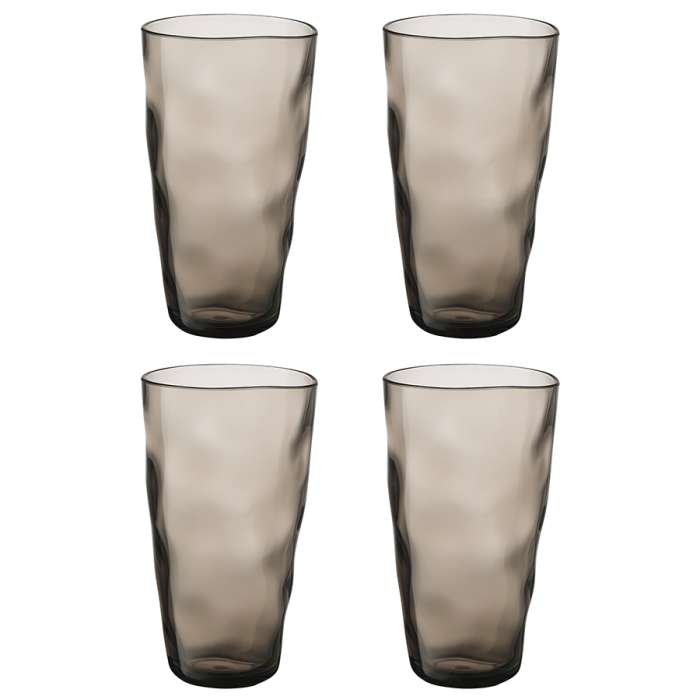 Набор стаканов hollow, 550 мл, серо-коричневый, 4 шт. Liberty Jones LJ0000357